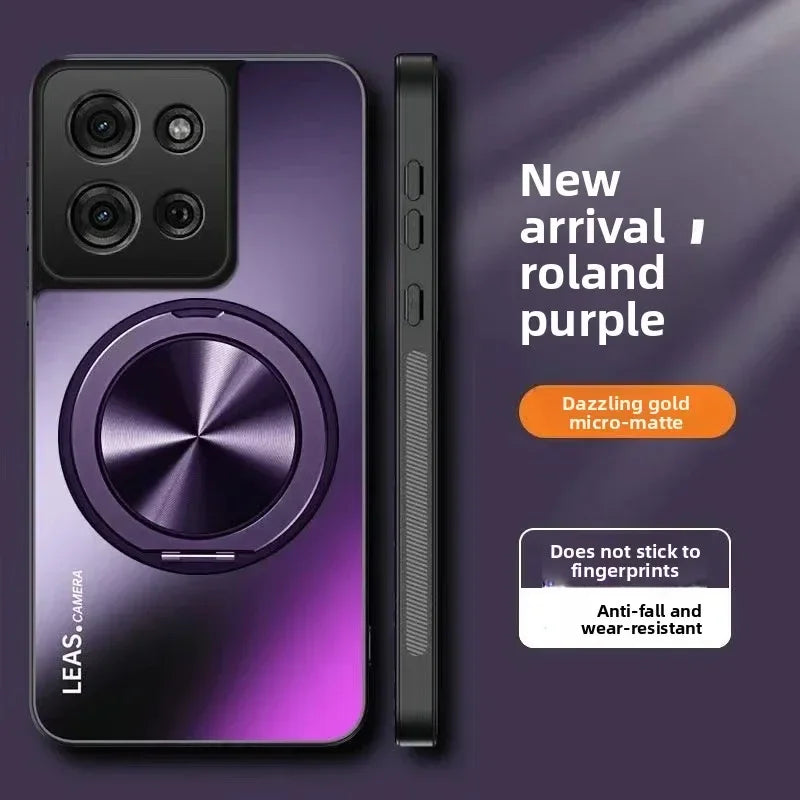 Coque Antichoc Magnétique avec Anneau pour Motorola Moto G