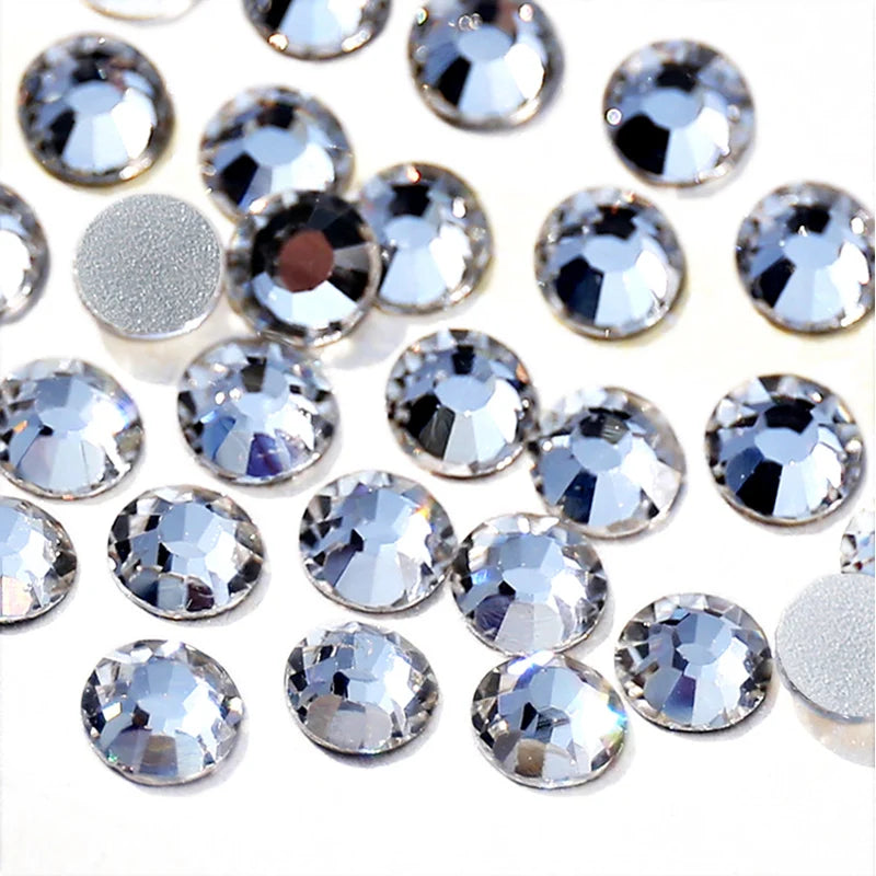 Strass en Verre Brillants pour Nail Art et Strass (Sans colle)