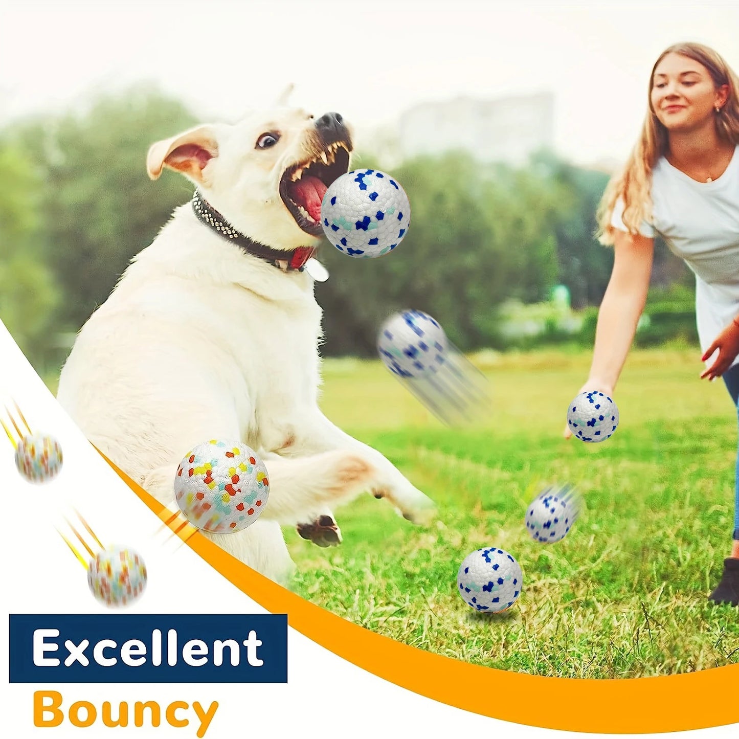 Balle Interactive Ultra-Résistante pour Chien — Hygiène Dentaire