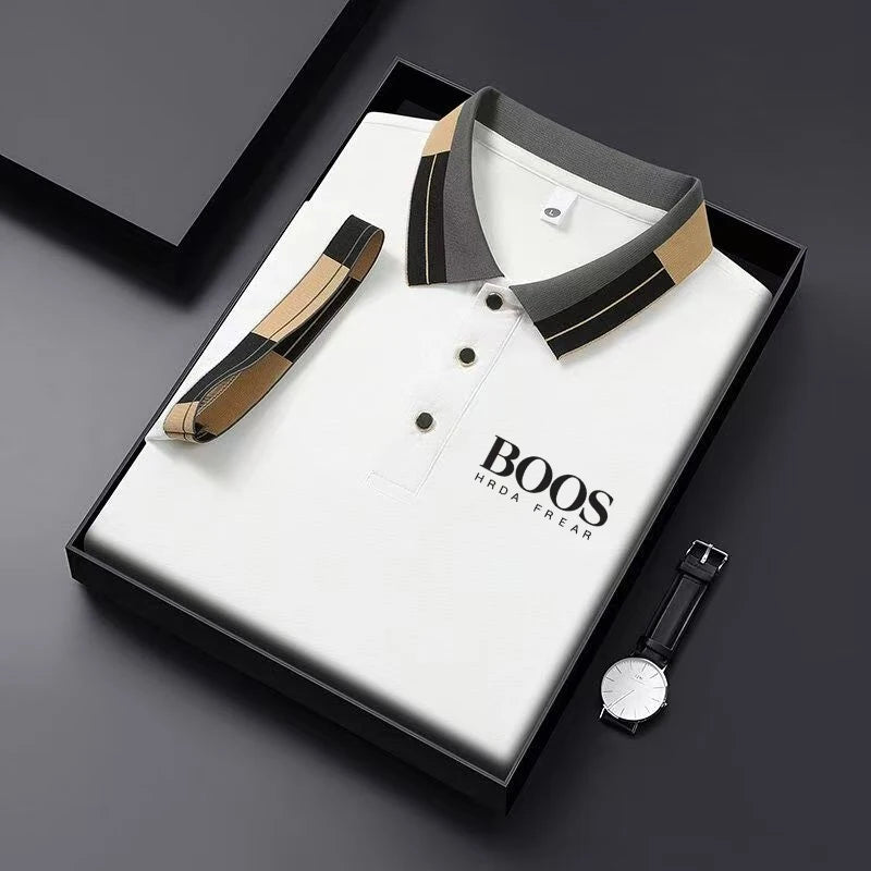 Polo d'Été Homme Casual Chic – Coupe Tendance & Maille Ultra-Respirante