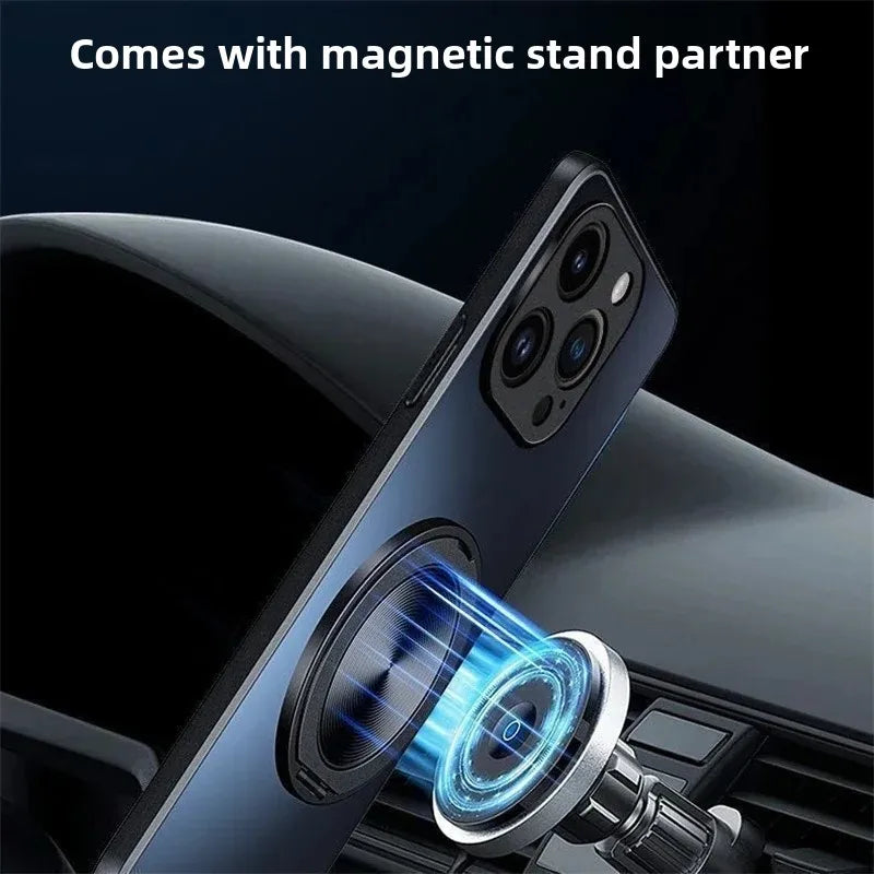 Coque Antichoc Magnétique avec Anneau pour Motorola Moto G