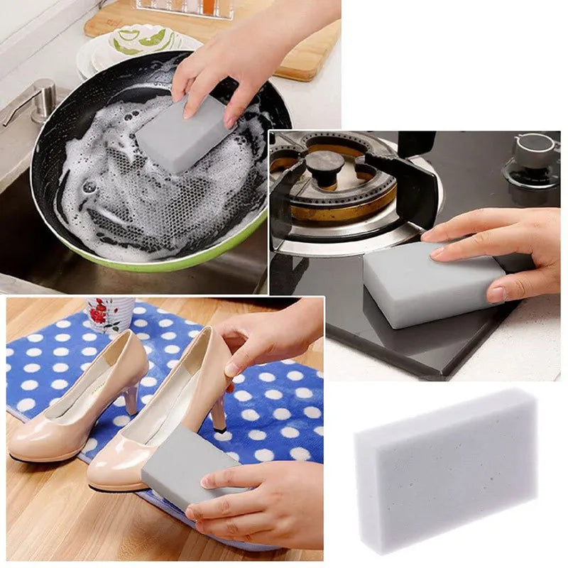 Lot d'Éponges Magiques Compressées (Nettoyage Cuisine)