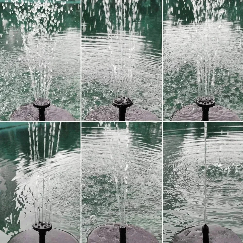 Fontaine Solaire Flottante pour Jardin et Bassin