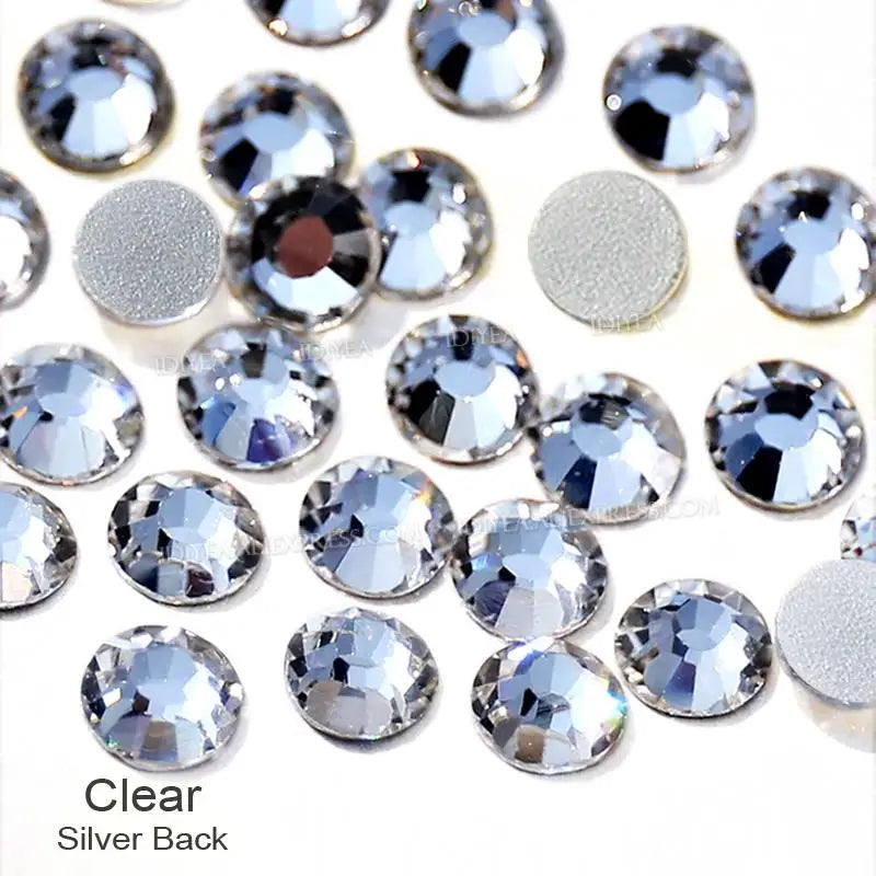 Strass en Verre Brillants pour Nail Art et Strass (Sans colle)