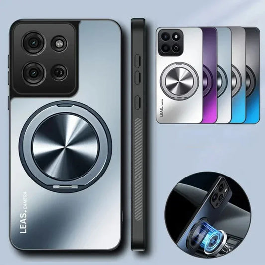 Coque Antichoc Magnétique avec Anneau pour Motorola Moto G